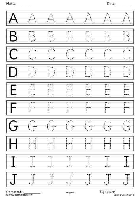 free alphabet tracing worksheets for preschoolers - alphabet tracing ...