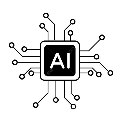 Chip Ai Human Intelligence Technology Chip High Tech Circuit Board Ai Smart Icon Sketch Icon ...