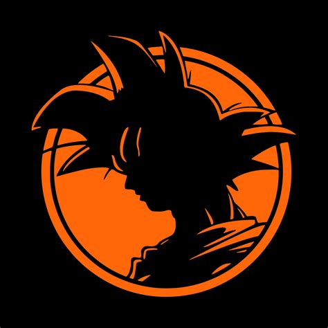 Goku svg Goku Silhouette SVG DXF PNG dragon ball svg goku | Etsy