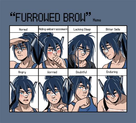 Furrowed Brow Meme - Zion by zarry on DeviantArt