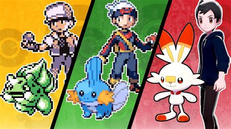 Best Starter Pokemon to Pick in Every Game - YouTube