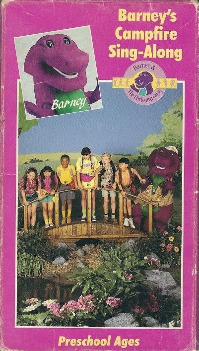 Barney's Campfire Sing-Along VHS 1996 | Vhs and DVD Credits Wiki | Fandom