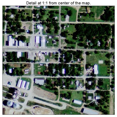 Aerial Photography Map of Ruskin, NE Nebraska