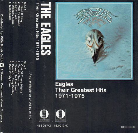 Eagles - Their Greatest Hits 1971-1975 (1976, Cassette) | Discogs