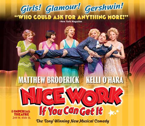 Attempted Bloggery: "Nice Work If You Can Get It" on Broadway