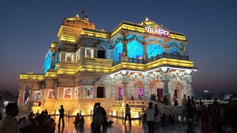 Prem Mandir Vrindavan - Timings, History, Entry Fee, Images, Aarti ...