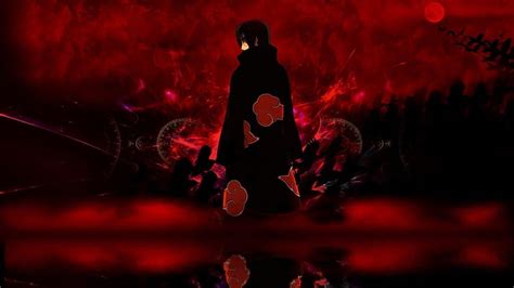 Red And Black Naruto, Naruto Red Cloud HD wallpaper | Pxfuel