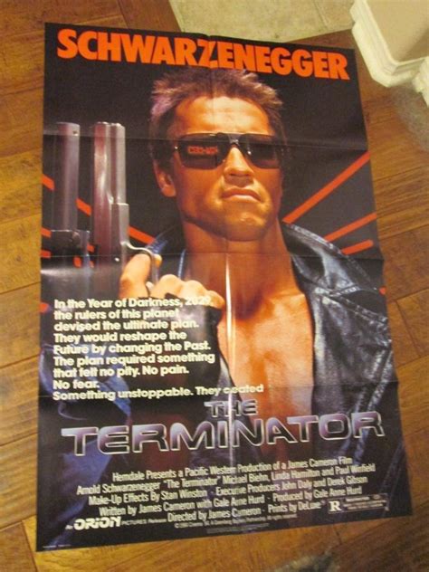 The Terminator - 1sheet 1984 Movie Poster- Arnold Schwarzenegger ...