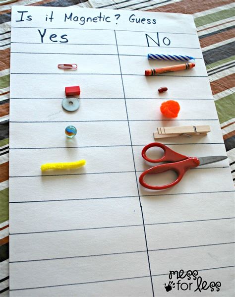 Magnet worksheet for kids – Artofit