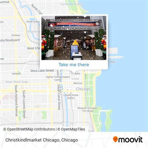 How to get to Christkindlmarket Chicago by bus, Chicago 'L' or train?