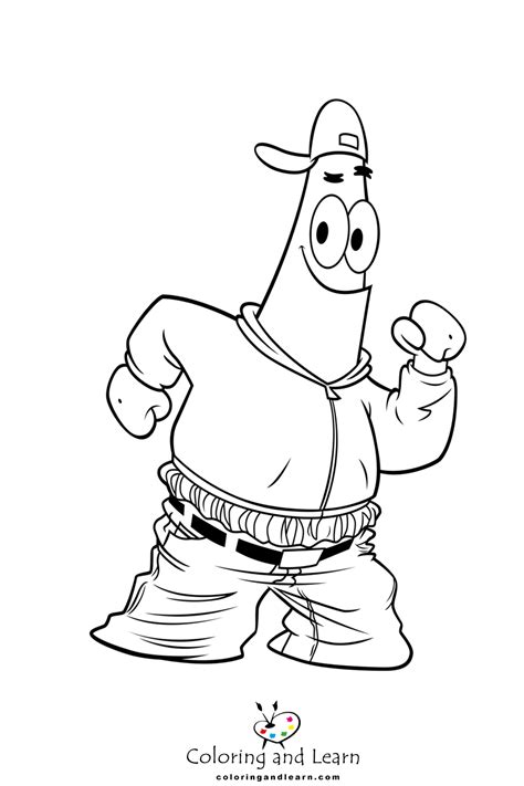 Patrick Star Coloring Pages (FREE) (2024) - Coloring and Learn