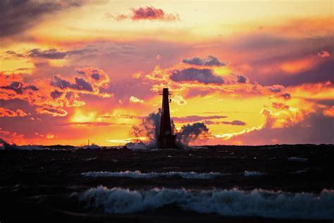 Pere Marquette Lighthouse Photograph by Jenna Gee - Pixels