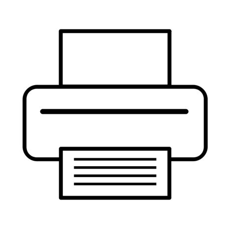 Inkjet printer icon vector image | Free SVG