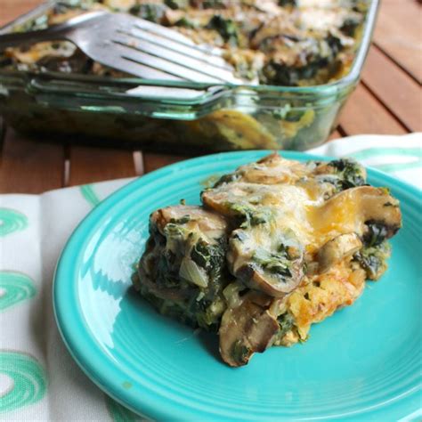 Spinach and Mushroom Enchilada Casserole - SNAP4CT