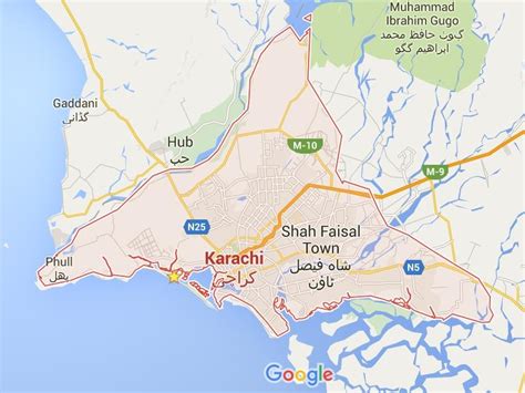 Karachi Map | Color 2018