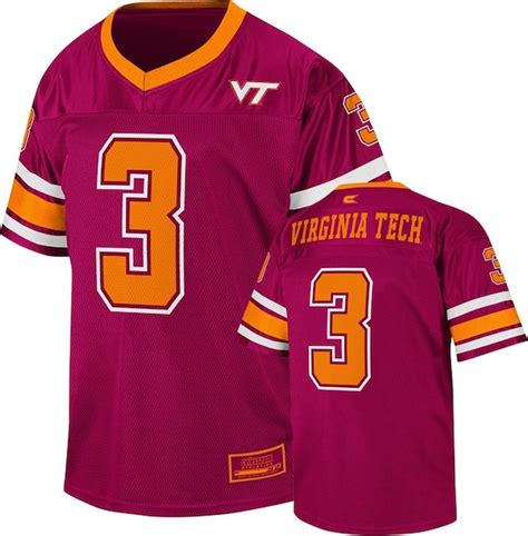 Virginia Tech Hokies Youth Maroon Stadium Football Jersey - Fanatics.com