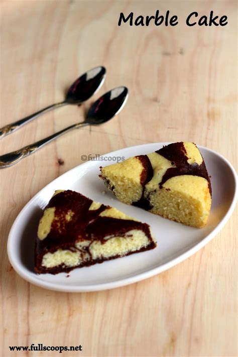 Marble Cake Recipe / Vanilla and Chocolate Marble Cake ~ Full Scoops - A food blog with easy ...