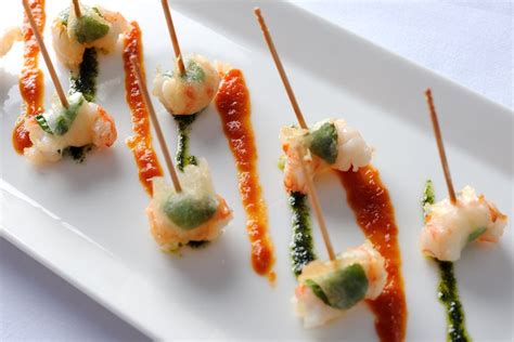 Langoustine Recipe With Feiulle de Brick and Basil - Great British Chefs