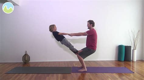 Family Partner Yoga - YouTube