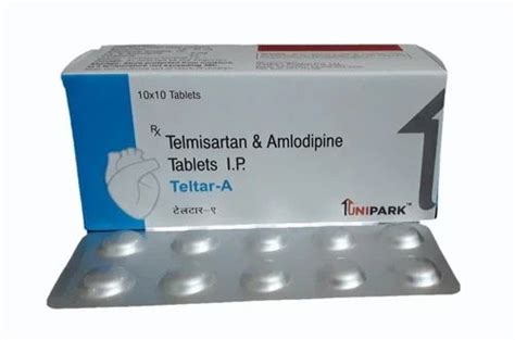 Teltar - A Tablets, 40 mg at Rs 750/box in Jaipur | ID: 2851656550933