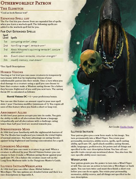 Warlock Subclass: The Eldritch. Turn your enemies insane with the ...