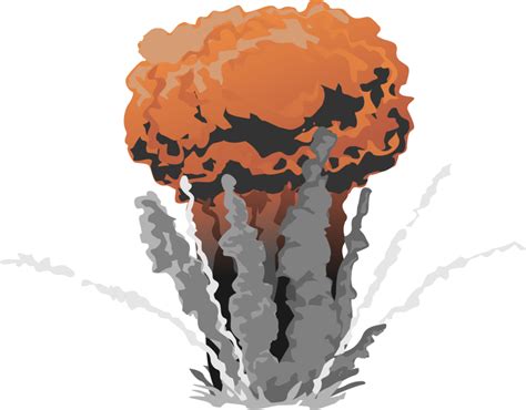 Orange,Nuclear Weapon,Nuclear Explosion PNG Clipart - Royalty Free SVG / PNG