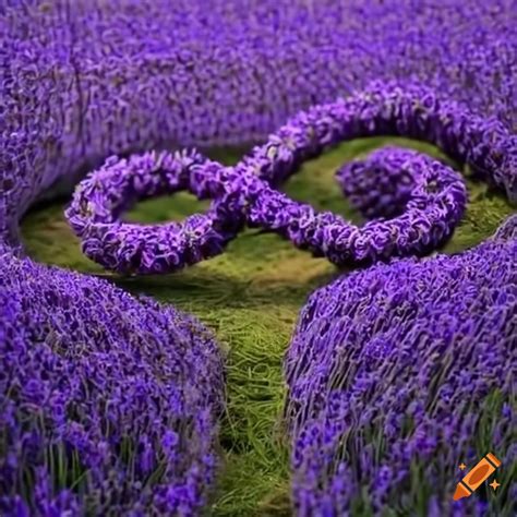 Lavender infinity sign