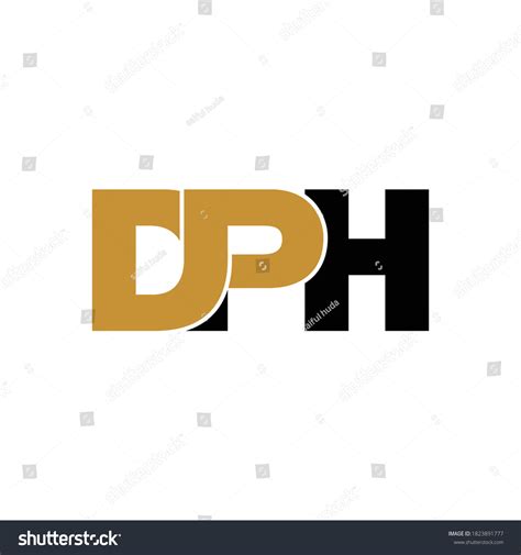 Dph Letter Monogram Logo Design Vector Stock Vector (Royalty Free ...