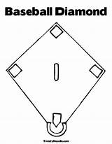 Baseball Field Coloring Page Printable sketch template