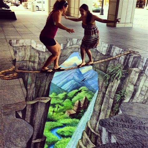 12 Amazing Examples of 3D Chalk Art | Street art illusions, Pavement art, 3d street art