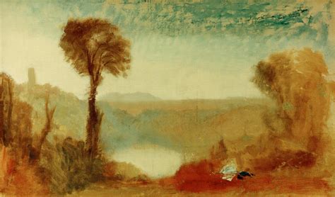 Kunstdruck Der Nemisee (Lago Nemi) von William Turner