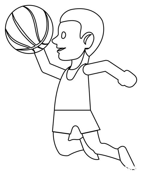 Person Bouncing Ball coloring page - ColouringPages