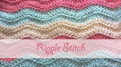 Ripple Stitch Crochet Tutorial