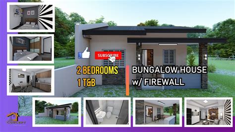 Bungalow House with Firewall (7m x 8.8m) - YouTube