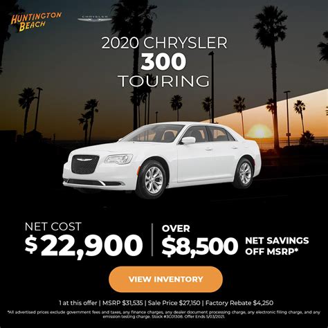 New Chrysler Specials | Huntington Beach Chrysler Dodge Jeep Ram