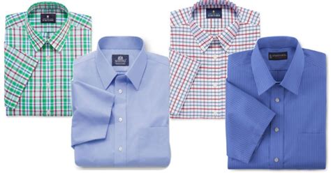 JCPenney.com: Stafford Men's Short-Sleeve Dress Shirts Only $11.24 ...