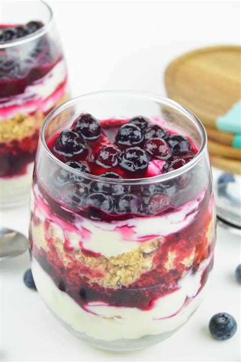 The Perfect No-Bake Dessert for Spring: Layered Blueberry Cheesecake Parfait Recipe - RecipeChatter