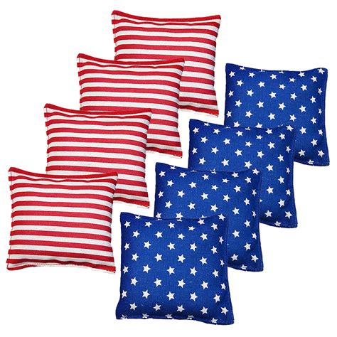 JMEXSUSS Weather Resistant Standard Corn Hole Bags, Set of 8 Regulation Cornhole | eBay