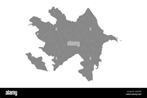 Azerbaijan outline map hi-res stock photography and images - Alamy