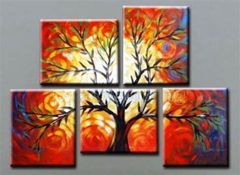 Painting Acrylic on Canvas Tree of Life Art & Collectibles etna.com.pe