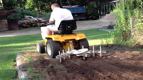 6 Photos Tow Behind Tiller Garden Tractor And Review - Alqu Blog