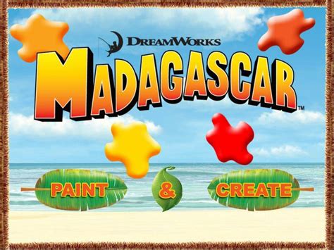 Screenshot of Dreamworks Madagascar: Paint & Create (Windows, 2005 ...