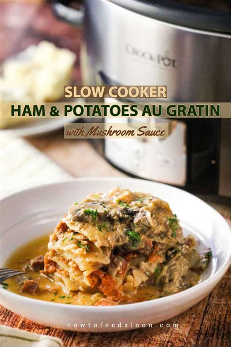 Slow-Cooker Ham and Potatoes au Gratin | How To Feed A Loon