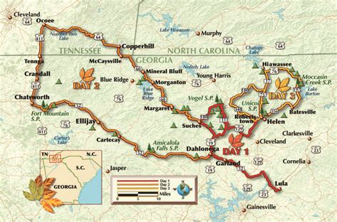 In addition to the Day 1 and Route 52 rides described in this article, the Day 2 and Day 3 rides ...