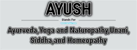 Full Form of AYUSH | Trendslr