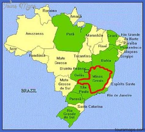 Belo Horizonte Map Tourist Attractions - ToursMaps.com