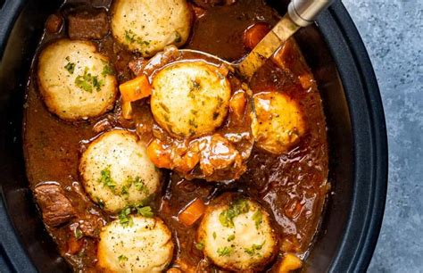 Slow Cooker Beef Stew and Dumplings - Ketogenic.cookingpoint.net