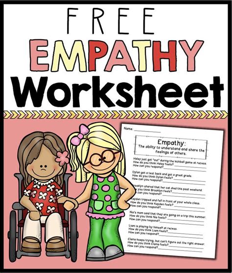 Empathy Worksheets For Kids - Sixteenth Streets