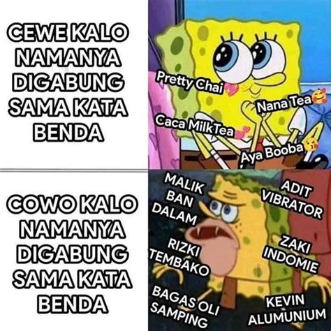 9 Meme Kocak SpongeBob Primitif, Kaget dan Terheran-heran!