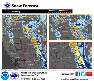 More rain & snow forecast for California – will damaged #Oroville dam ...